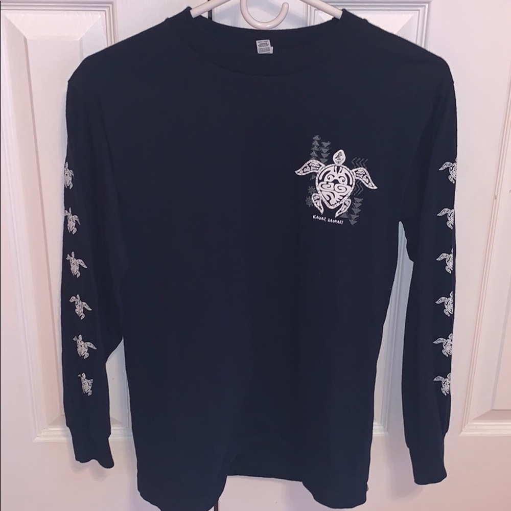 Women’s Navy Blue Long Sleeve Top